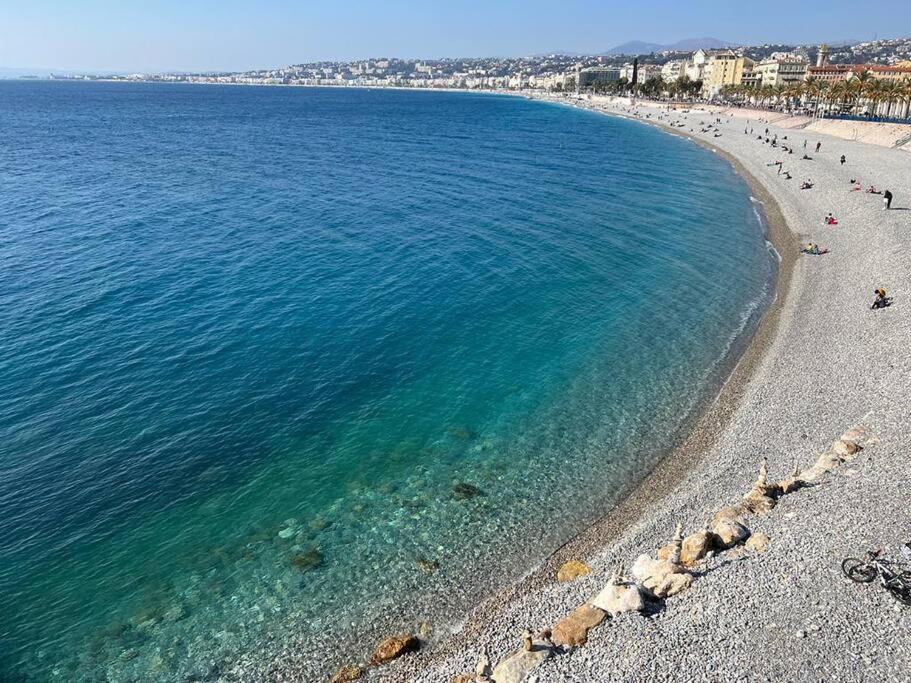 Bd Grosso Apt 4 Prs, 300M Plage, Clim, Parking Nice Exterior photo
